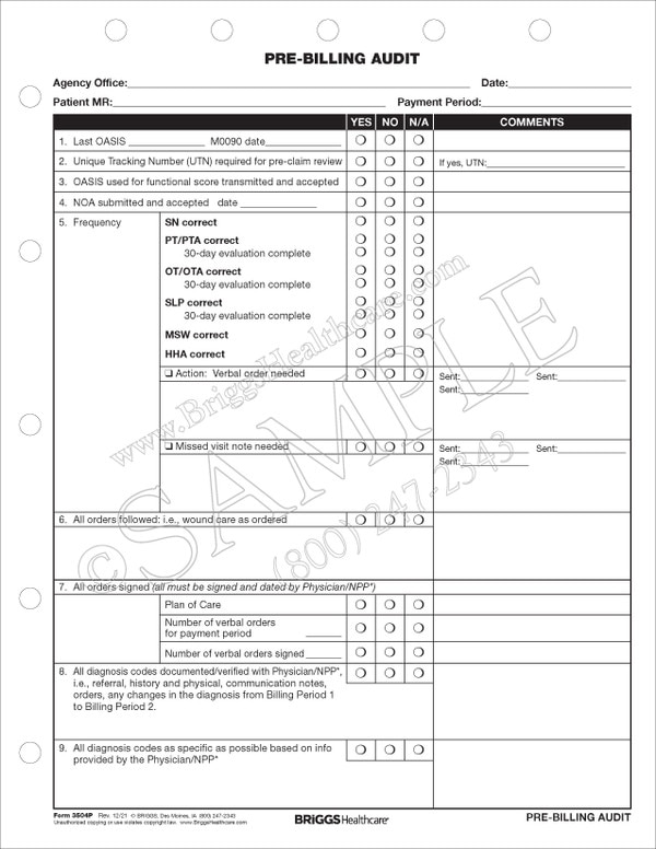Medical Billing Audit Template Medical Billing Audit Template